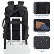 Carry On Backpack, 50L Travel Backpack, Luggage Backpack TSA Flight Approved Laptop Backpack for Men & Women, Large Expandable Backpack 40L Daypack Lightweight Business Weekender Bag, Black 🍁 All In One Marketplace Canada