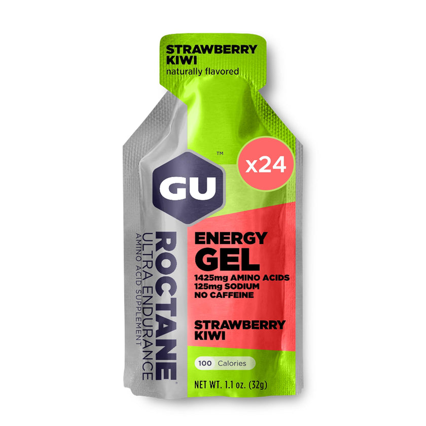 GU ENERGY Roctane Ultra Endurance Energy Gel, Strawberry Kiwi, 24-Count 🍁 All In One Marketplace Canada