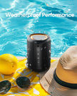 Portable Bluetooth Speaker with Lights, Powerful Crystal Clear Sound, IPX5 Waterproof, All Day Playtime, AUX&TF-Card Input, Bluetooth 5.3, TWS Paring, Small Wireless Speaker for Outdoor, Gift Ideas 🍁 All In One Marketplace Canada