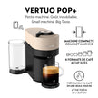 Nespresso Vertuo Pop+ Single Serve Coffee and Espresso Machine by De Longhi, Sand Beige 🍁 All In One Marketplace Canada