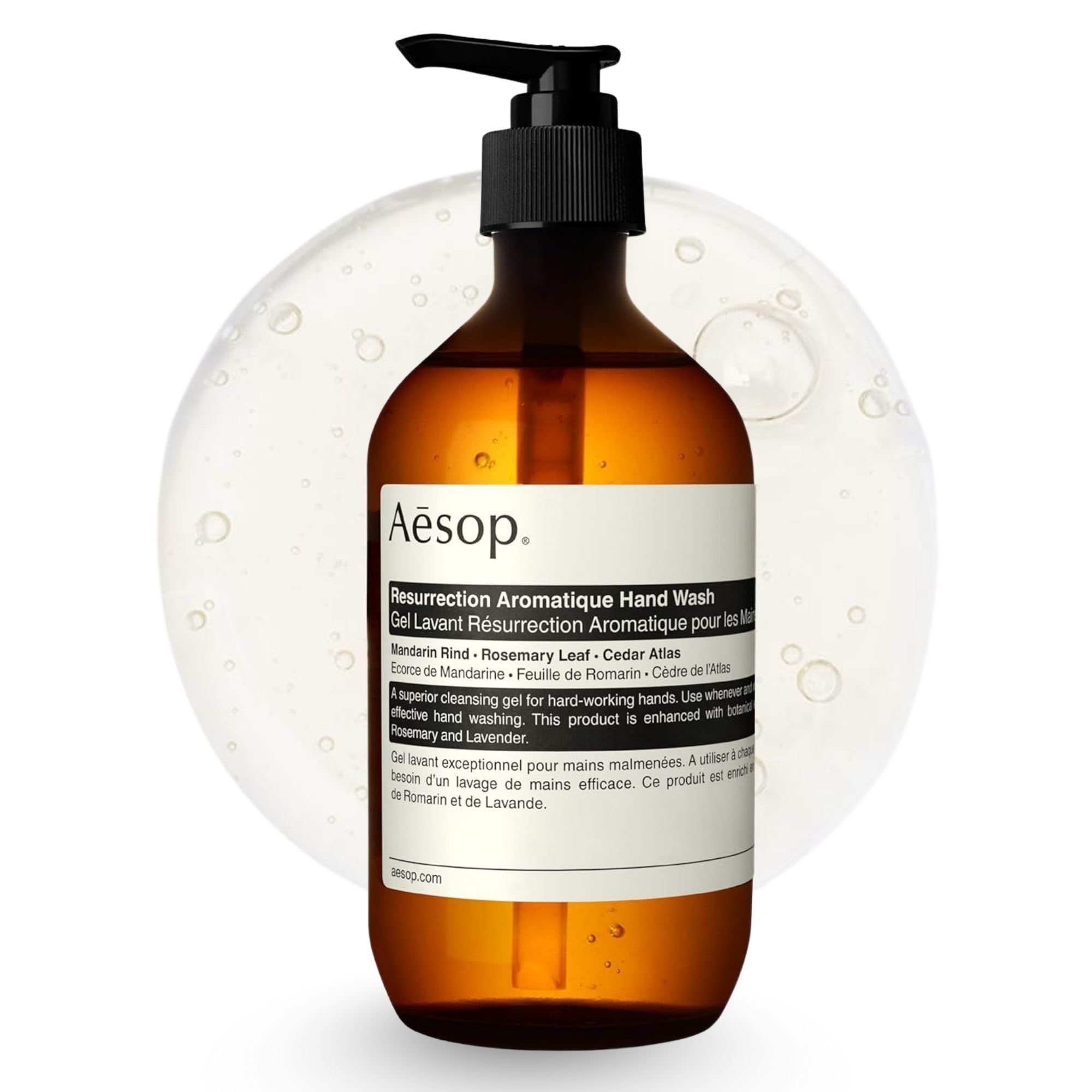 Aesop Resurrection Aromatique Hydrating Hand Wash | Gentle Non-Drying Hand Soap with Mandarin Rind, Rosemary, & Lavender | Moisturizing Kitchen & Bathroom Soap | 16.9 oz 🍁 All In One Marketplace Canada