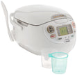Zojirushi NS-ZCC10 5.5-Cup Neuro Fuzzy Rice Cooker And Warmer In Premium White 🍁 All In One Marketplace Canada
