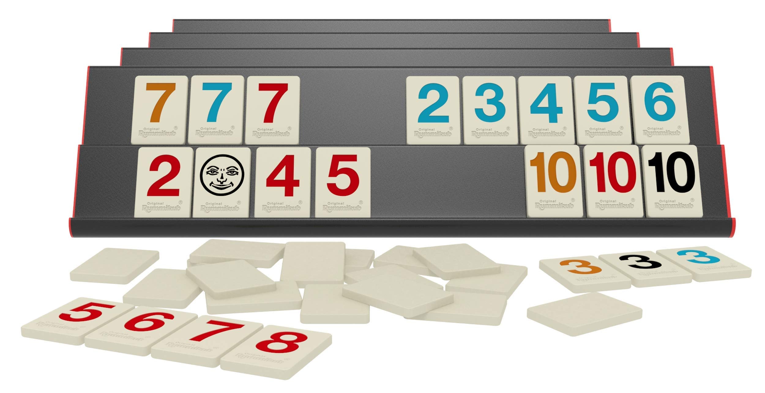 Rummikub Premium Edition - Features Racks - Large Number Engraved Tiles and a Storage Bag for the Ultimate Rummikub Experience 🍁 All In One Marketplace Canada
