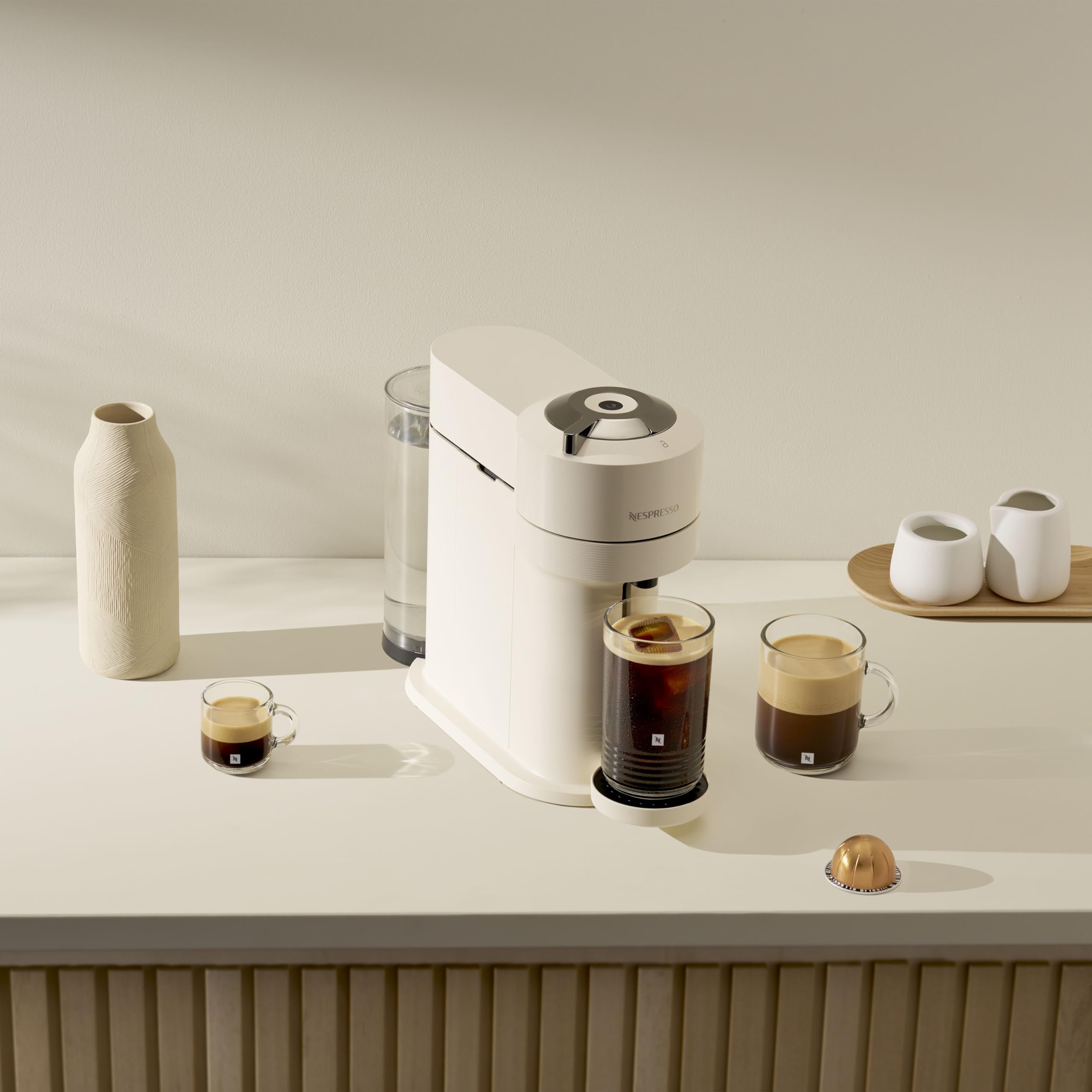 Nespresso Vertuo Next Single Serve Coffee and Espresso Machine by Breville, White and Chrome 🍁 All In One Marketplace Canada
