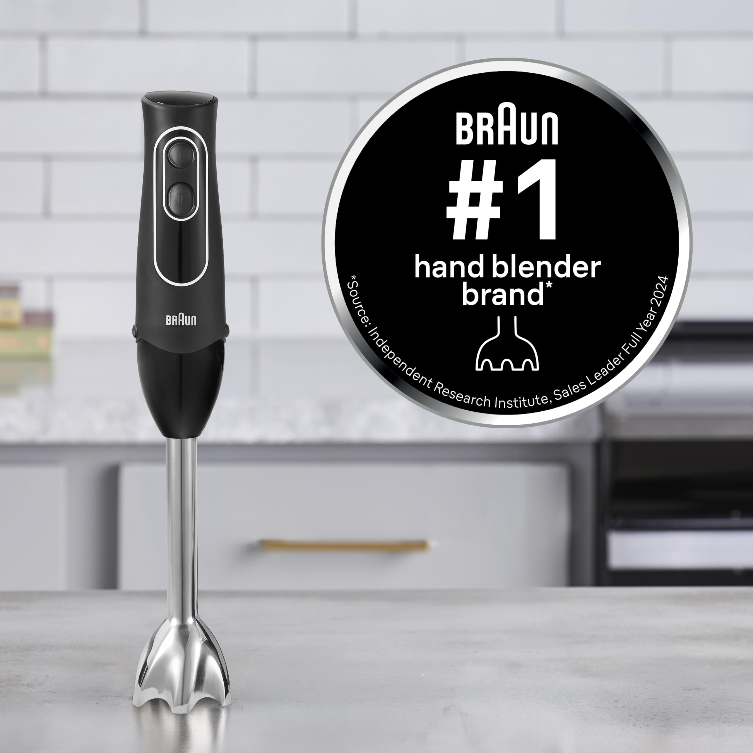 Braun MQ505 Immersion Hand Blender w/Whisk & Beaker, Dual Speed, 350W 🍁 All In One Marketplace Canada