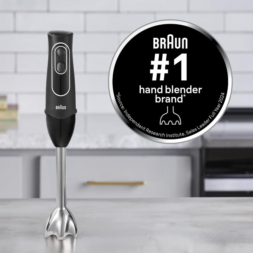 Braun MQ505 Immersion Hand Blender w/Whisk & Beaker, Dual Speed, 350W 🍁 All In One Marketplace Canada