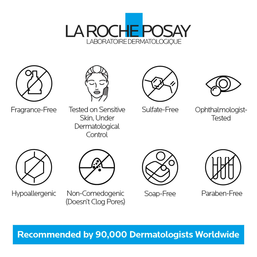 La Roche-Posay Face Wash, Toleriane Hydrating Cleanser with Ceramides, Face Wash for Normal to Dry Sensitive Skin, Soap Free, Fragrance Free, Alcohol Free, 200mL 🍁 All In One Marketplace Canada
