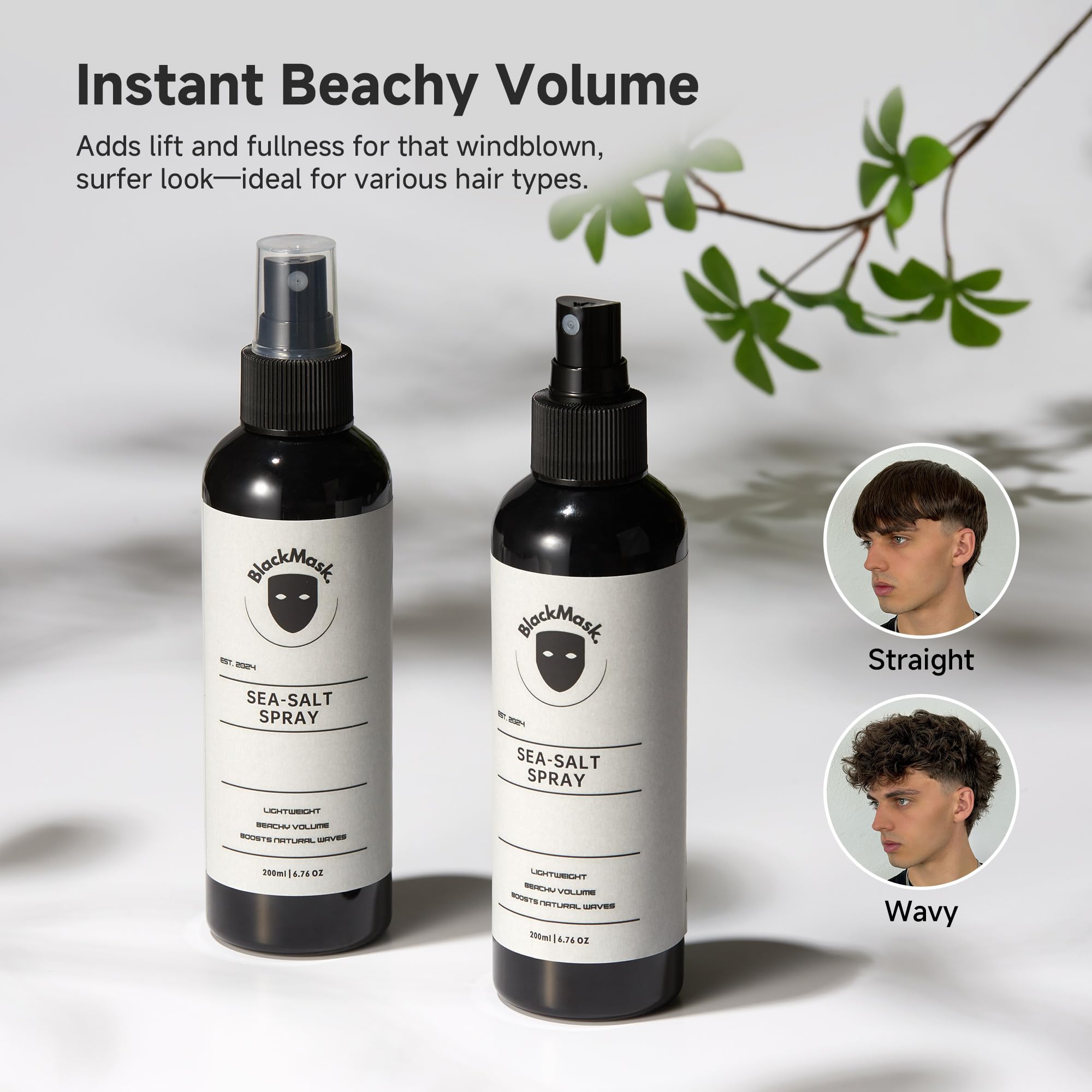 Sea Salt Spray for Men – Beach Wave Hair Texture Spray with Natural Matte Finish – Sea Salt Spray for Hair Styling Adds Definition, Volume & Texture 🍁 All In One Marketplace Canada