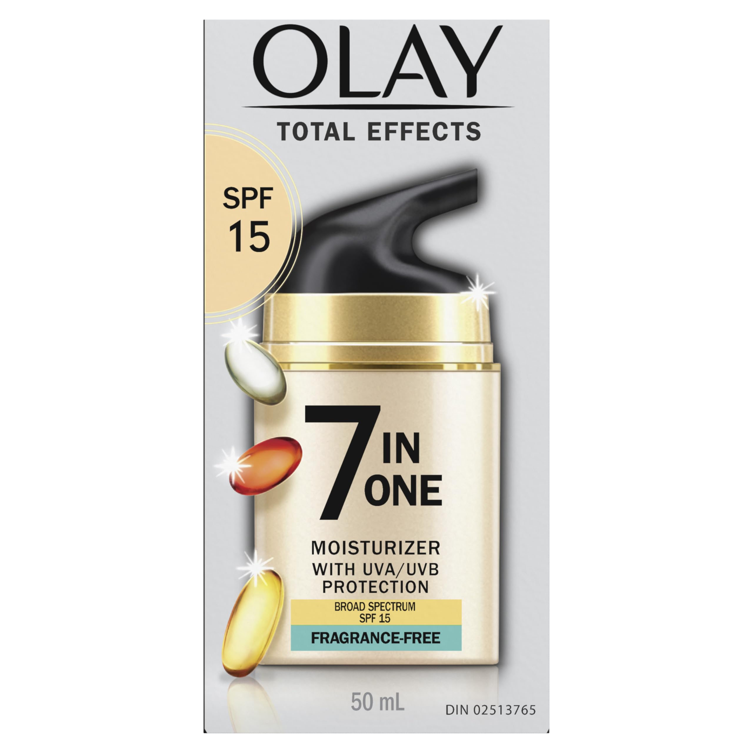 Olay Total Effects 7 in 1 Anti-Aging UV Moisturizer SPF 15, Fragrance Free, 50 mL 🍁 All In One Marketplace Canada