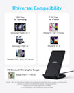 Anker 313 Wireless Charger (Stand), Qi-Certified for iPhone 15/14 / 13/12 / 11 / X / 8, 10W Max for Galaxy S23 / S22 / S21, Micro-USB (9V / 2A Adapter Required, Not Included) 🍁 All In One Marketplace Canada