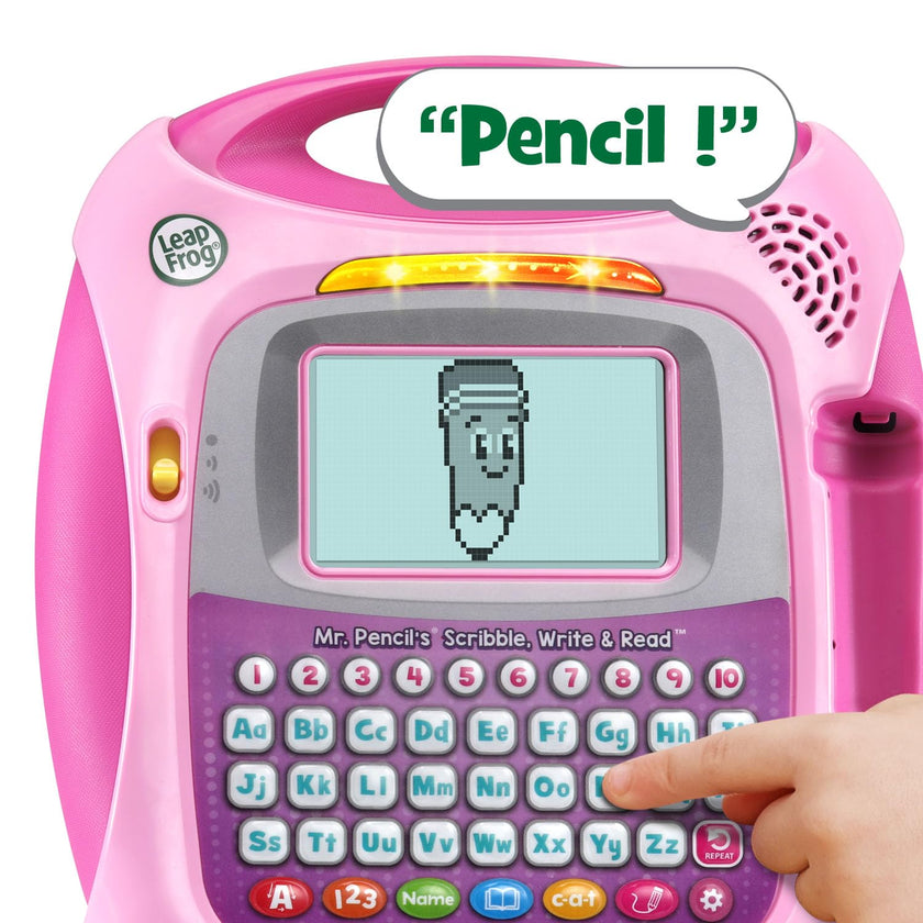 LeapFrog Mr Pencil's Scribble, Write and Read, Pink (English Version) 🍁 All In One Marketplace Canada