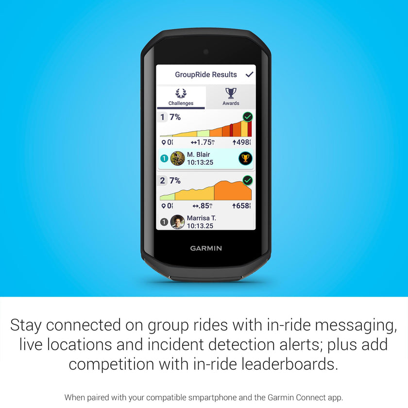 Garmin Edge 1050®, Premium Cycling Computer, Vivid Color Touchscreen Display, Built-in Speaker, Advanced Training and Group Ride Features, Road Hazard Alerts 🍁 All In One Marketplace Canada