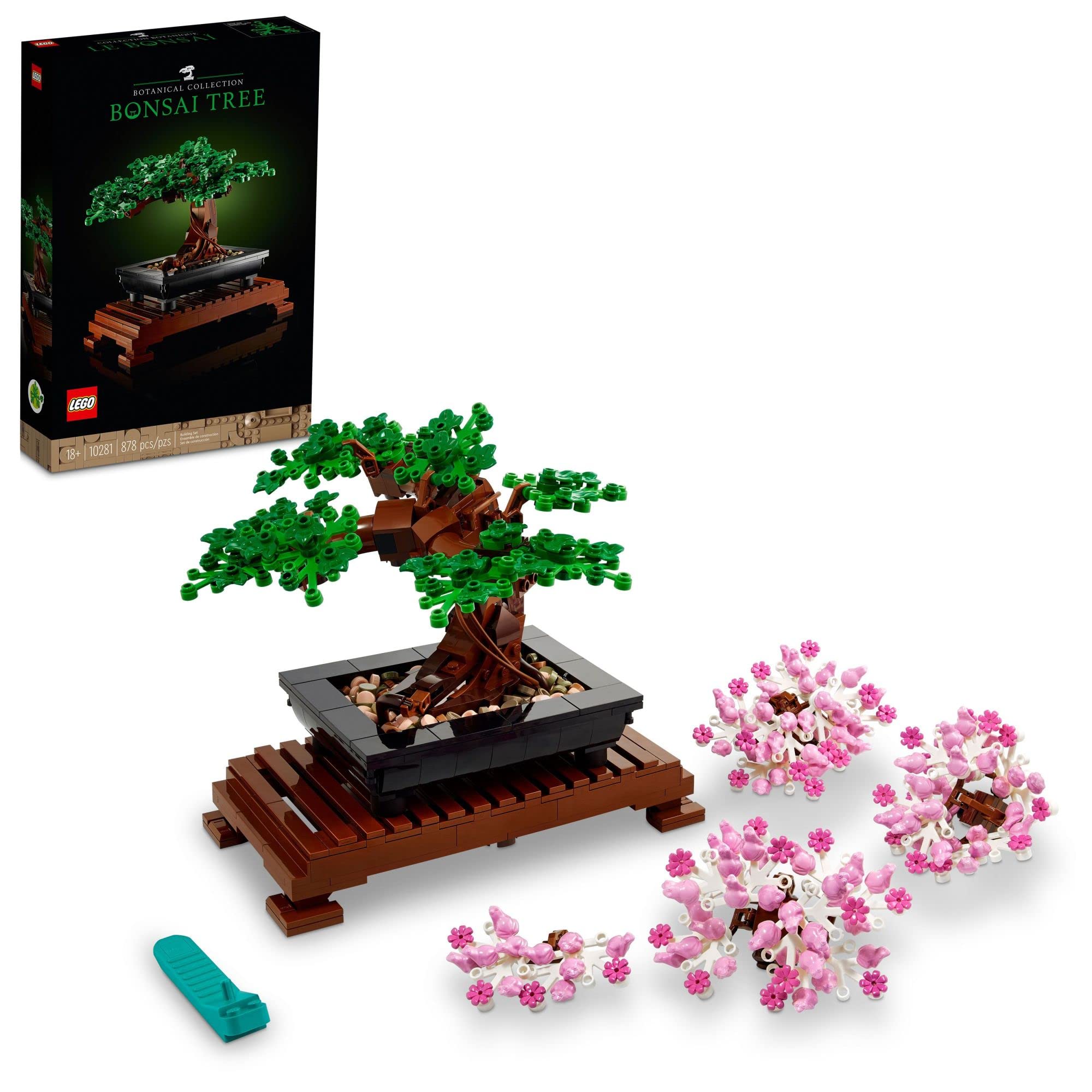 LEGO Icons Bonsai Tree Building Set - Artificial Bonsai Tree Plants for Home Decor, Adults Ages 18+ - Faux, Fake Plants for Table, Desk, Office - Birthday Gift for Men & Women - 10281 🍁 All In One Marketplace Canada