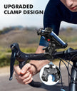WOCBUY Bike Phone Mount, Upgrade [1s Lock][Secure Protection] Motorcycle Phone Mount, [360° Rotatable] Phone Holder for Bike Handlebar Compatible with iPhone/Samsung 4.7-6.8