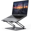 Lamicall Adjustable Laptop Stand, Portable Laptop Riser, Aluminum Laptop Stand for Desk Foldable, Ergonomic Computer Notebook Stand Holder Gift for MacBook Air Pro, More 10-17.3