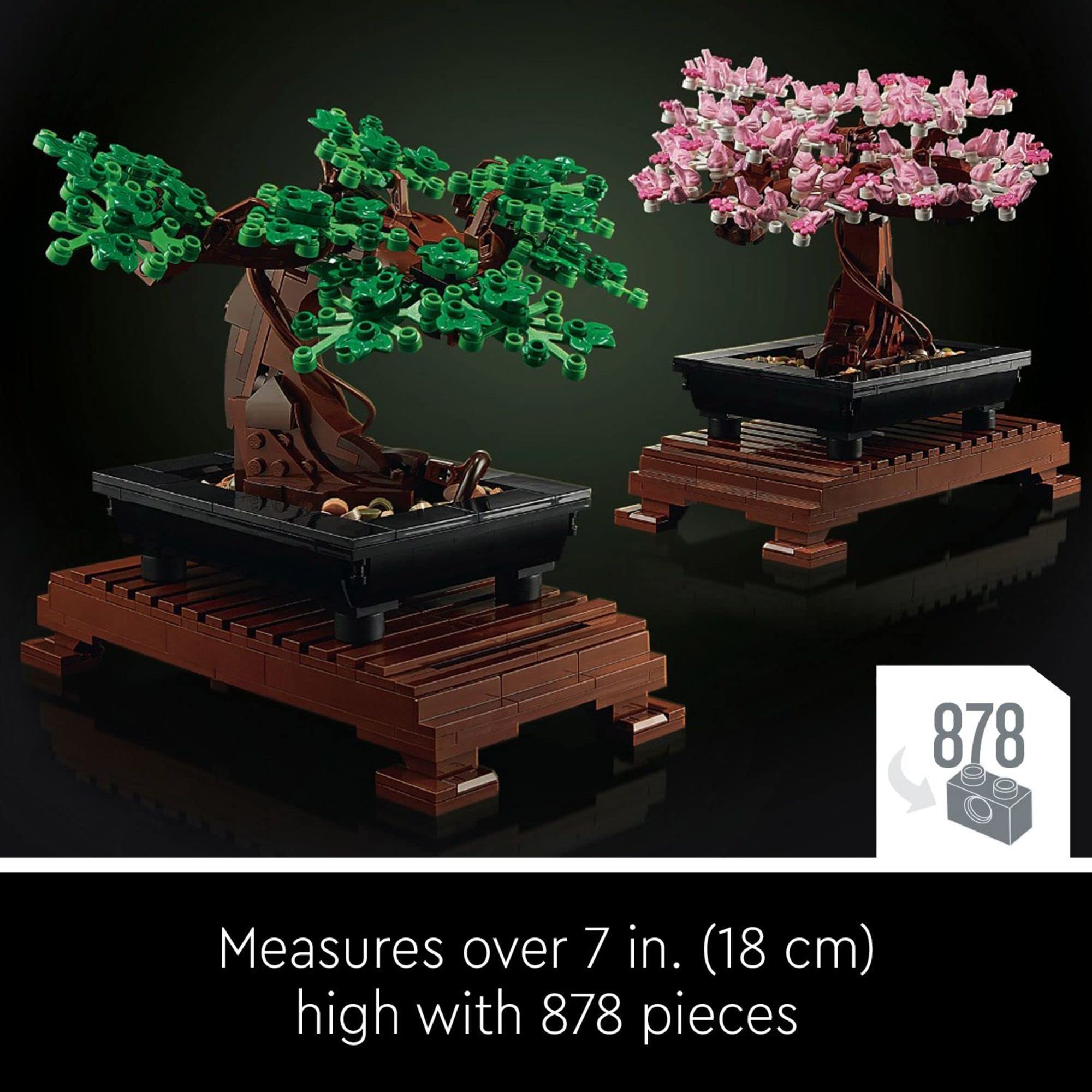 LEGO Icons Bonsai Tree Building Set - Artificial Bonsai Tree Plants for Home Decor, Adults Ages 18+ - Faux, Fake Plants for Table, Desk, Office - Birthday Gift for Men & Women - 10281 🍁 All In One Marketplace Canada