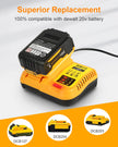 Replacement for Dewalt 20V Max Battery Charger DCB112, Compatible with Dewalt 12V 20V Max Lithium Battery DCB203 DCB204 DCB205 DCB205 DCB120 DCB123 DCB125 DCB127 DCB112 DCB115 DCB118 DCB102 DCB104 🍁 All In One Marketplace Canada