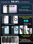 snanlen Upgraded 360° Nano Gel Vacuum Magnetic Phone Holder, Car Phone Holder for Magsafe[108+LBS Strongest Suction & 3000gf Strongest Magnetic], Suction Cup Phone Mount for Car/for iPhone 17 Pro Max 🍁 All In One Marketplace Canada