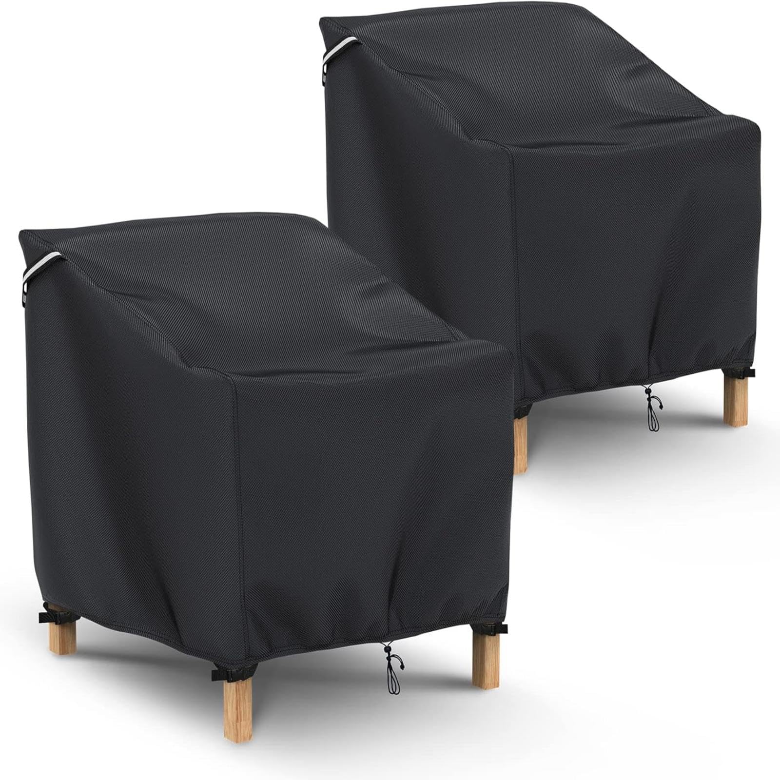 Gasadar Patio Chair Cover-2 Pack, Heavy Duty Waterproof UV Resistant Anti-Fading Chair Covers for Lawn Outdoor Furniture Chairs,33