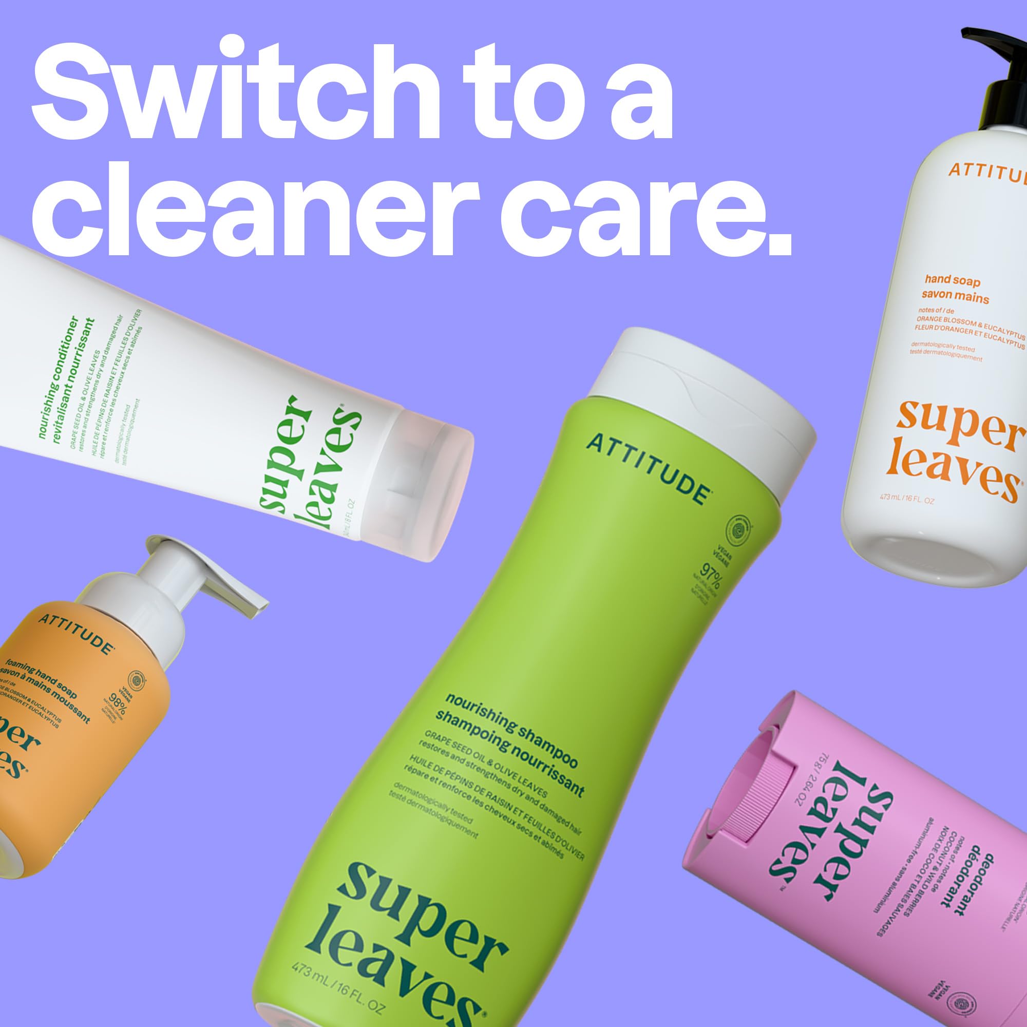 ATTITUDE Volume and Shine Hair Shampoo, Made in Canada, EWG Verified, For Thin Hair, Naturally Derived Ingredients, Vegan and Plant Based, Soy Protein and Cranberries, Bulk Refill, 2 Liters 🍁 All In One Marketplace Canada