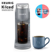 Keurig K-Iced Single Serve K-Cup Pod Coffee Maker, Featuring Simple Push Blue Button Brew Over Ice, Grey 🍁 All In One Marketplace Canada