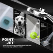 Rain Shower Head with Handheld High Pressure Rainfall Shower Heads with Handheld Spray Combo Adjustable one-piece Stand daul Shower Head Built-in Magnetic Docking and Power Jets（Sliver） 🍁 All In One Marketplace Canada