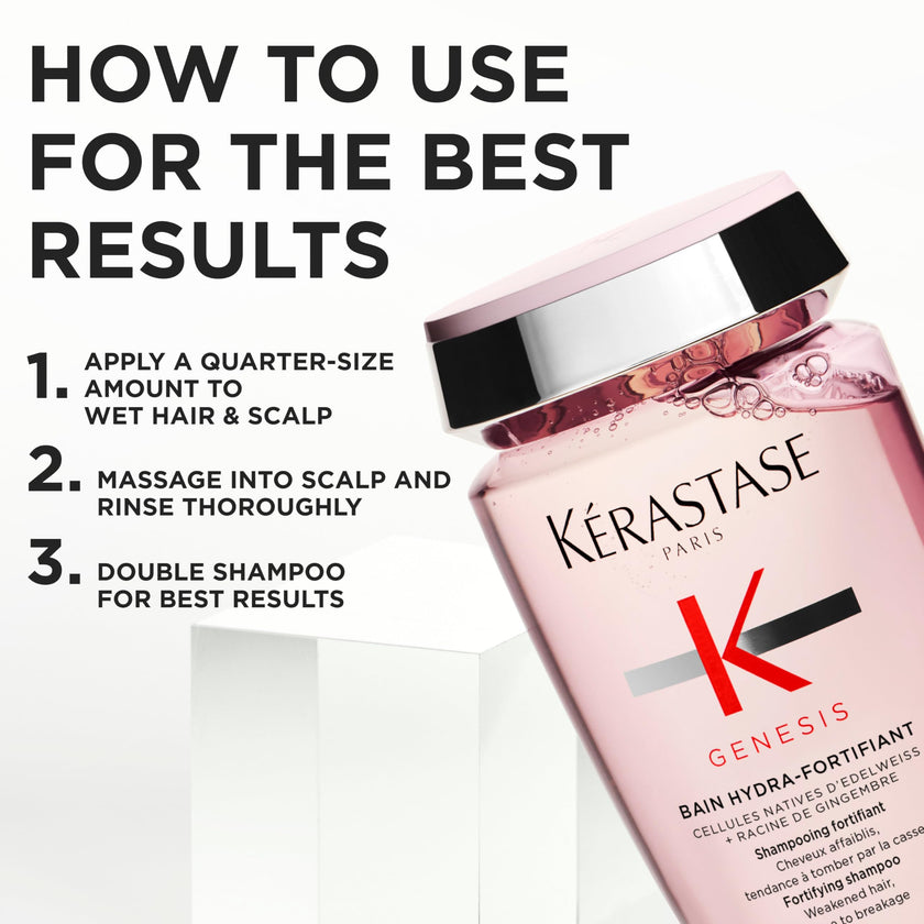Kérastase Genesis Bain Hydra-Fortifiant Shampoo for Weak Hair, 500 mL 🍁 All In One Marketplace Canada