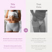 Frida Mom Postpartum Disposable Underwear, Microfiber Boyshort Cut Underwear - Size Regular (8ct) Grey 🍁 All In One Marketplace Canada