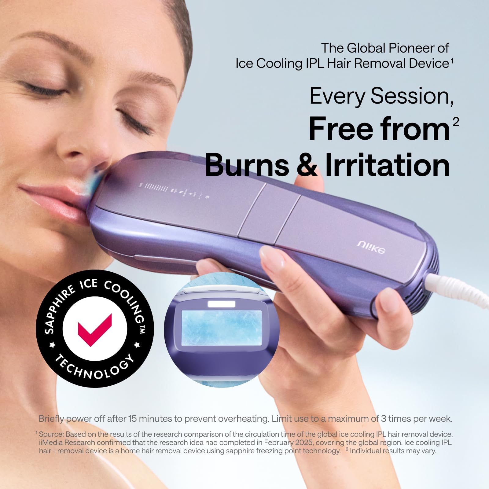 Ulike Laser Hair Removal, Air 10 IPL Device for Women and Men, 65°F Ice-Cooling Contact, Dual Lights, Skin Sensor & SHR Mode* for Nearly Painless, Effective & Long-Lasting Results from Home 🍁 All In One Marketplace Canada