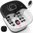 Collapsible Foot Spa Bath with Heat, Remote Control, Temperature Control, Bubbles, Pumice Stone, Red Light, Timer, 16 Massage Roller Pedicure Foot Spa Tub Foot Soaker for Soothe & Relax Tired Feet 🍁 All In One Marketplace Canada