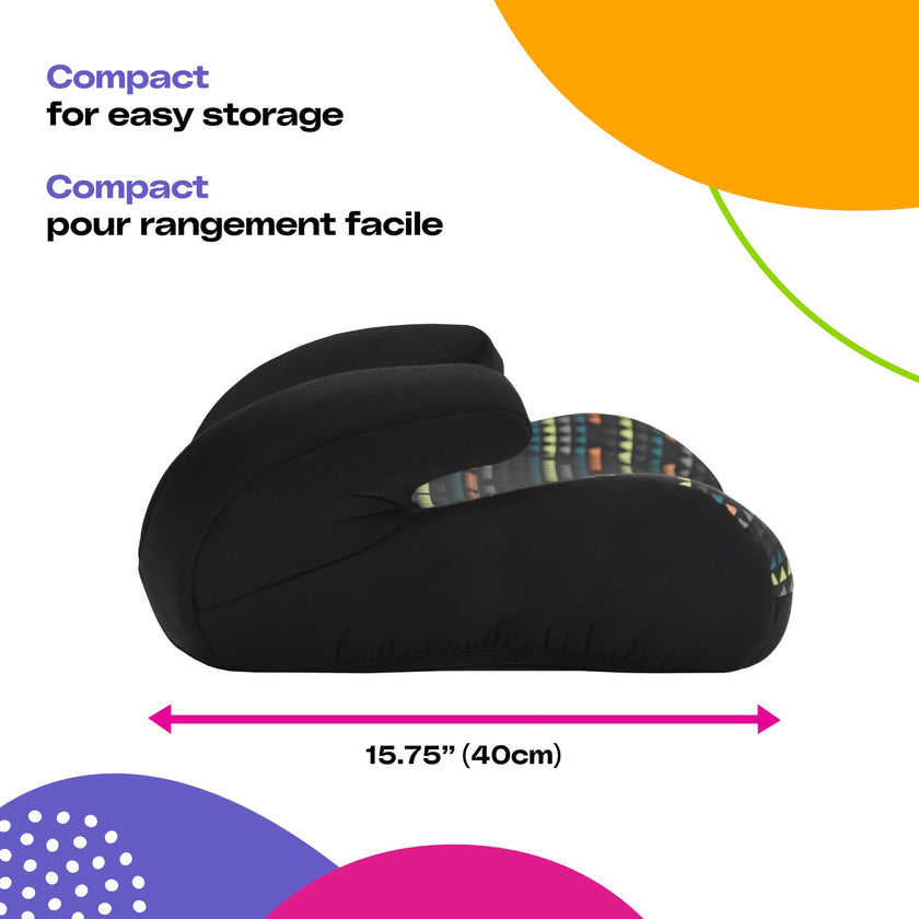 Cosco Kids Topside Lightweight Backless Belt-Positioning Booster Car Seat, Washable Cover, Diamond Daze 🍁 All In One Marketplace Canada