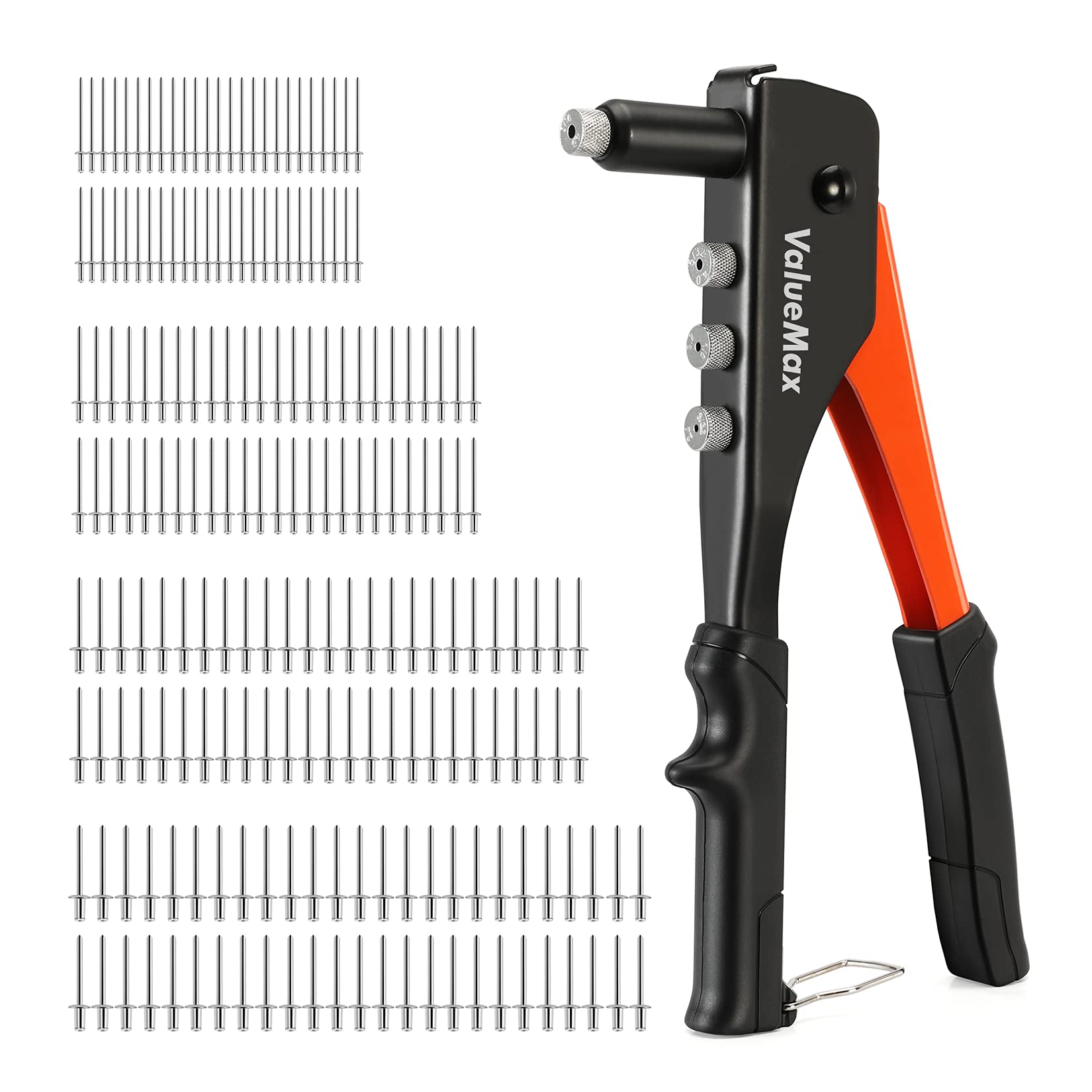 ValueMax 4-in-1 Hand Riveter/Rivet Gun, Pop Rivet Tool Kit with 200 Rivets 🍁 All In One Marketplace Canada