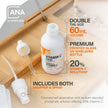 All Natural Advice Vitamin C Serum 60mL | 20% Vitamin C Face Serum Solution with Organic Botanicals, Hyaluronic Acid & Vitamin E | UV-Shielding Glass Bottle, Spray & Dropper | Canadian Skin Care 🍁 All In One Marketplace Canada