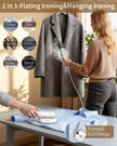 Hulmay Steamer Clothes, 1200W Clothes Steamer, Steam Iron 2-in-1, Portable Handheld Steamer for Travel 10s Heat-Up, Travel Size Clothing Steamer and Garment Steamer for Home, Office -White, 110-120V 🍁 All In One Marketplace Canada