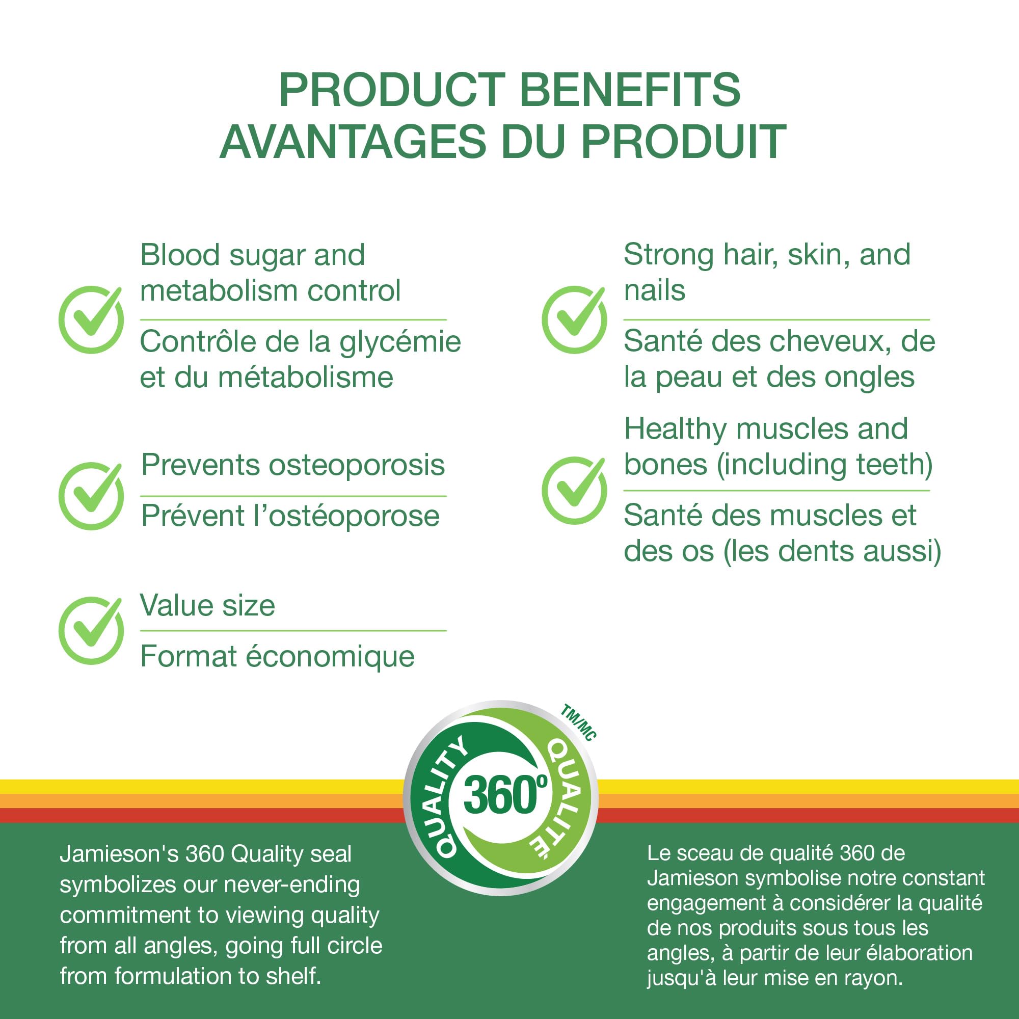 Jamieson 100% Complete Multivitamin For Women 50+ Value Size, 160 Caplets. With Cranberry, Lutein and More Magnesium. Supports Immunity, Energy, Overall Health, Eye Support, Bone Health, One Per Day 🍁 All In One Marketplace Canada