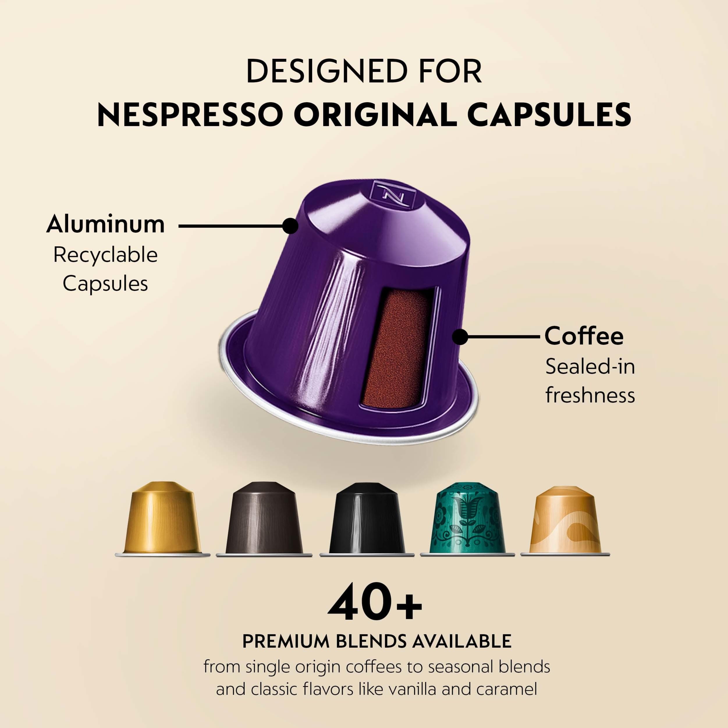Nespresso Original Ristretto Coffee Pods, Dark Roast, Intensity 10, 50 Pods 🍁 All In One Marketplace Canada