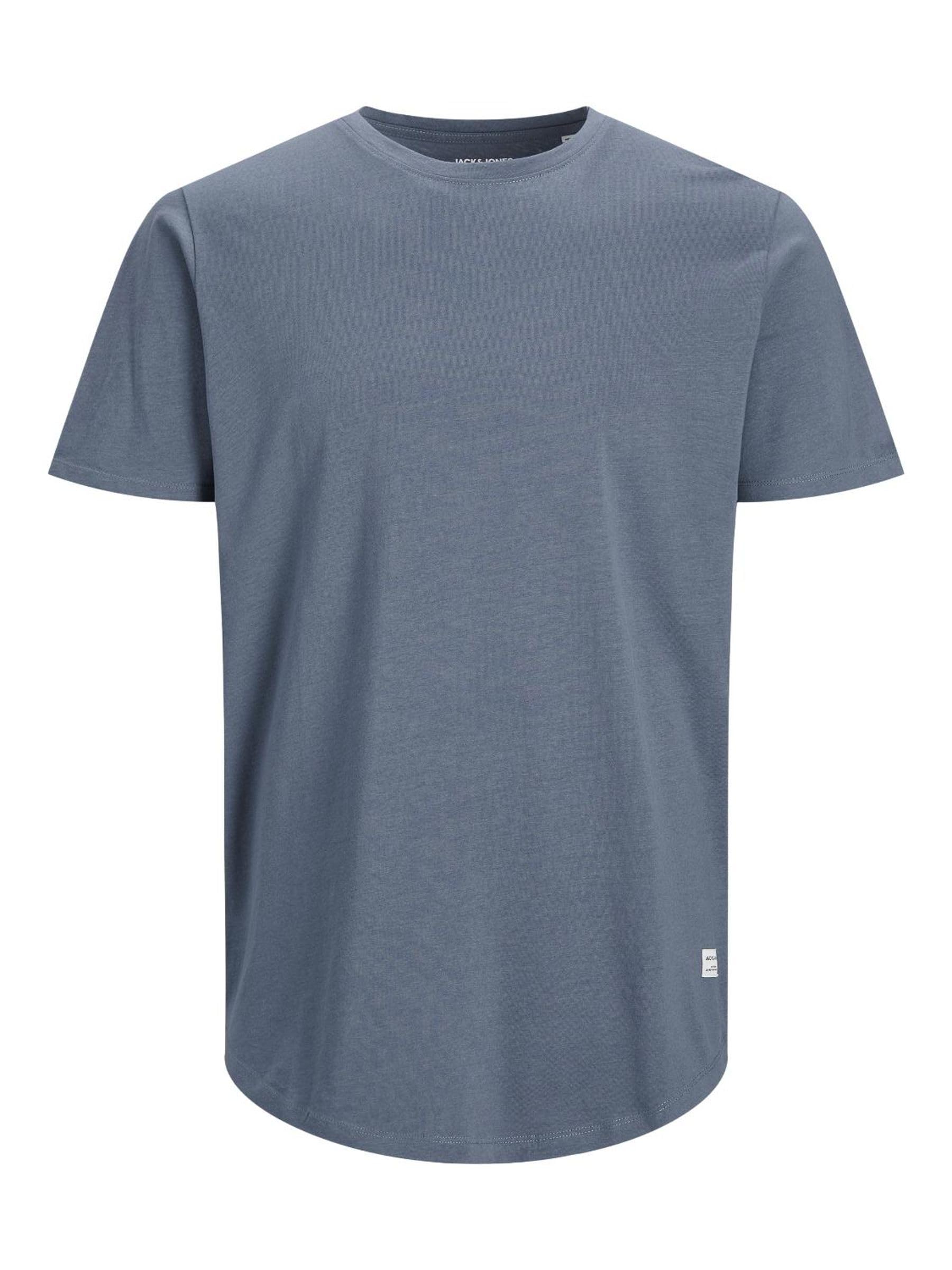 JACK & JONES Men's Long Line Fit T-Shirt JJENOA TEE SS Crew Neck NOOS White Medium 🍁 All In One Marketplace Canada