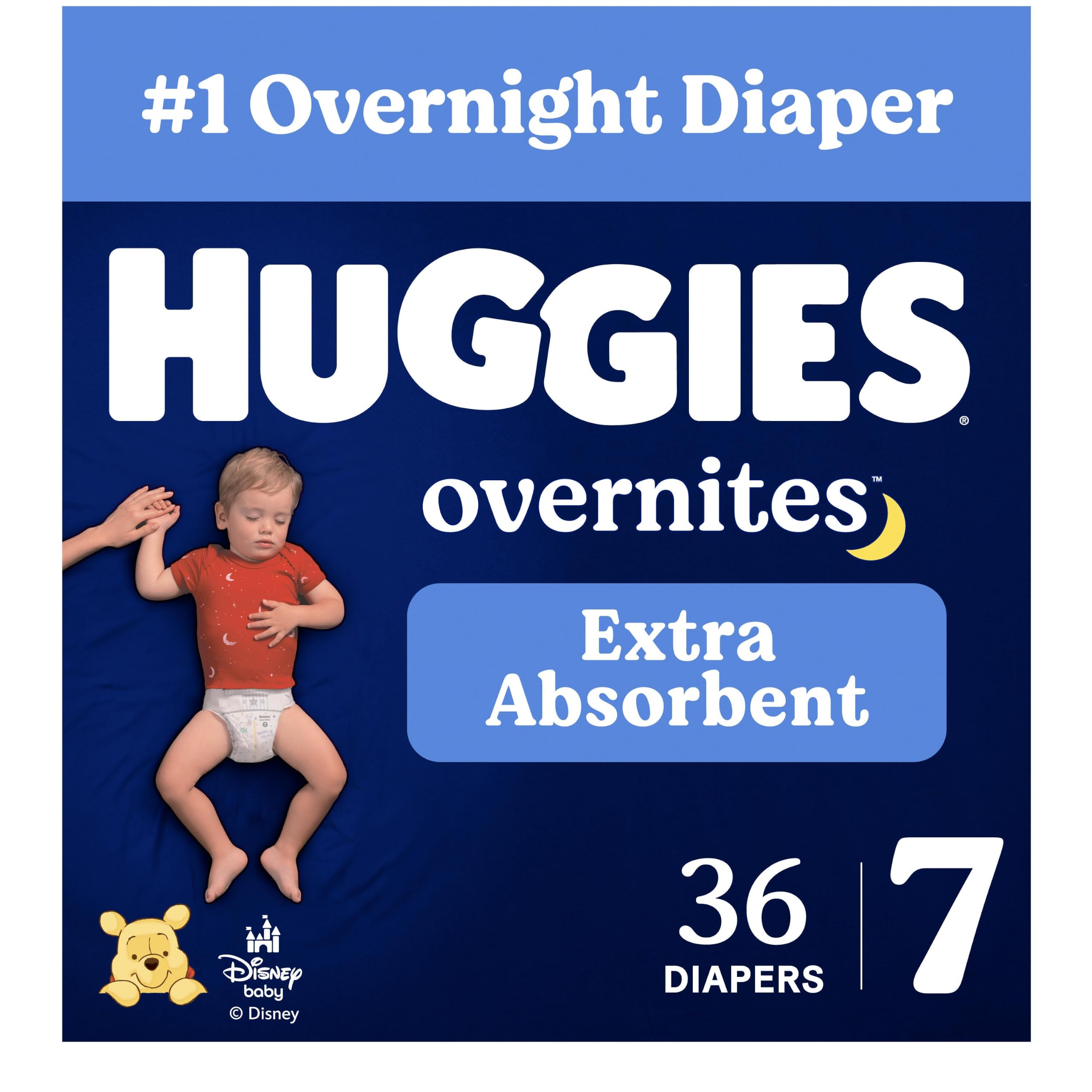 Huggies Overnites Size 7 Overnight Diapers (41+ lbs), 36 Ct 🍁 All In One Marketplace Canada