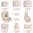 BAGAIL 8 Set Packing Cubes, Lightweight Travel Luggage Organizers with Shoe Bag, Toiletry Bag & Laundry Bag (Cream) 🍁 All In One Marketplace Canada