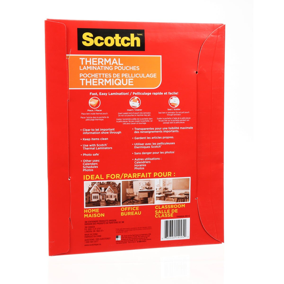Scotch Thermal Laminating Pouches, 8.97 in x 11.45 in Laminating Sheets, 5-Mil Thick, 50 Pouches 🍁 All In One Marketplace Canada