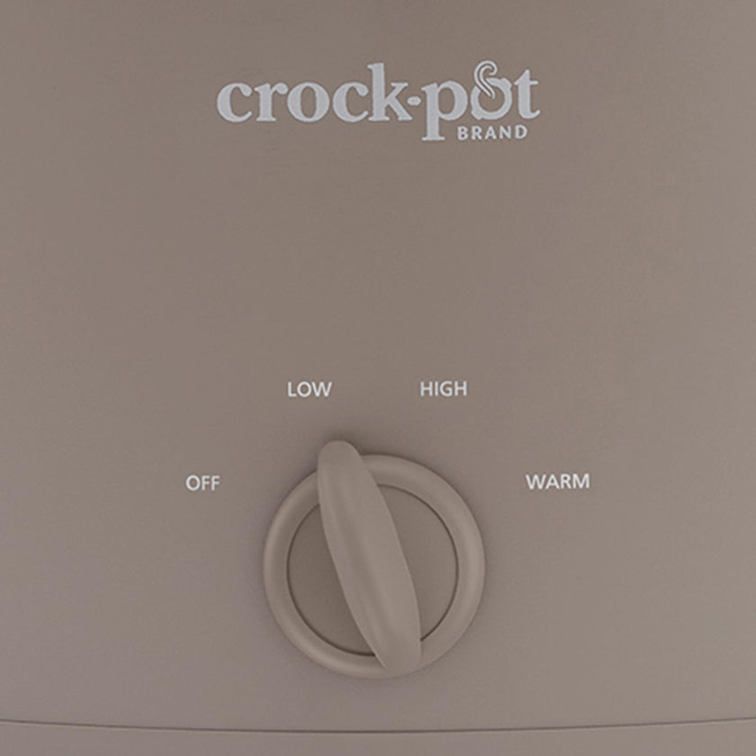 Crock-Pot Design Series 6-Quart Manual Slow Cooker, Alpaca Brown 🍁 All In One Marketplace Canada