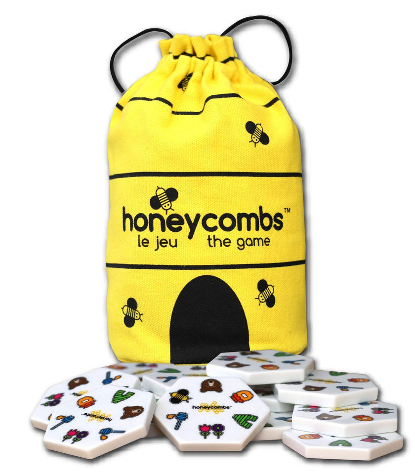 Honeycombs Game, Award Winning Tile Matching Game for Kids & Families, Educational STEM Toy for Cognitive Development, 3 Ways to Play, Mensa Recommended Game with 52 Tactile Tiles, Ages 6+,1-8 Players 🍁 All In One Marketplace Canada
