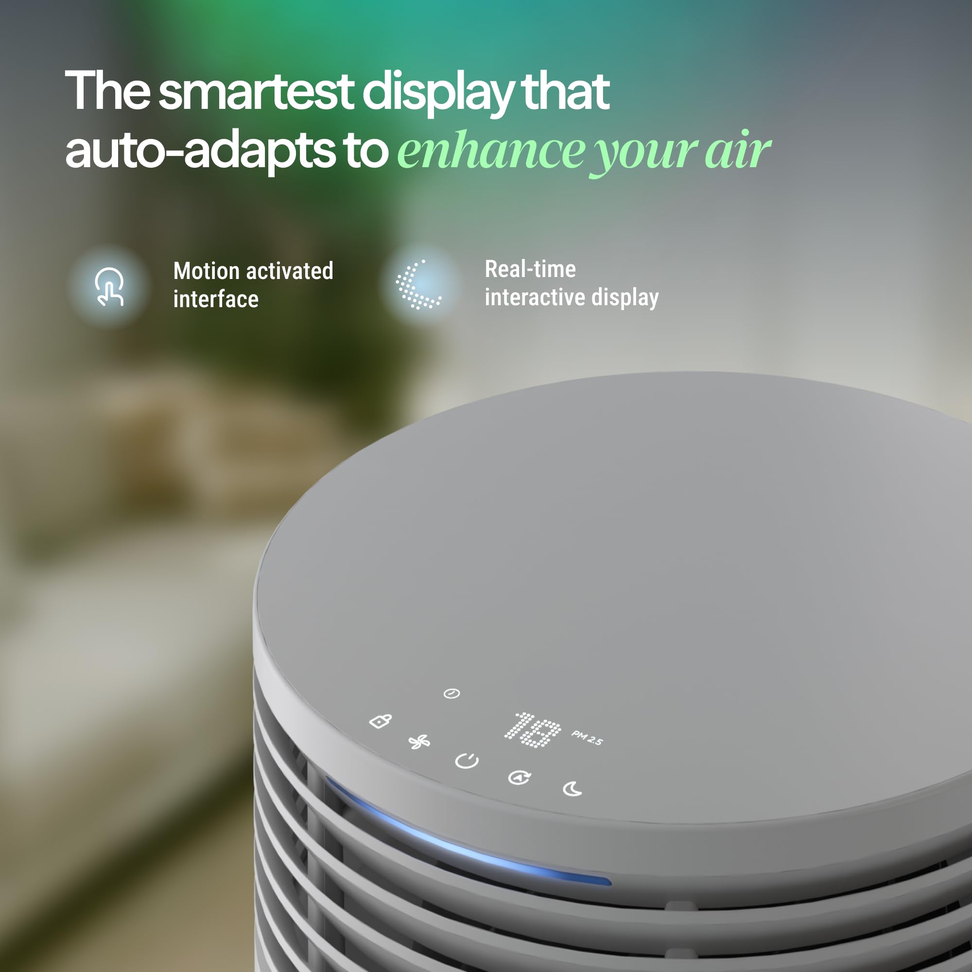 BLUEAIR Blue Signature SP3i Air Purifier for Medium Rooms up to 2,250 sq ft, HEPASilent Filtration, WiFi Smart Control, Auto Mode, Odor & Smoke Removal, Pet Hair & Dust, AHAM Verified, Table Design 🍁 All In One Marketplace Canada