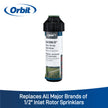 Orbit 55469 – Sprinkler Saturn III Medium Scope, pre-Installed with Nozzle, 5.50 x 11 x 17 cm, Black/Green 🍁 All In One Marketplace Canada