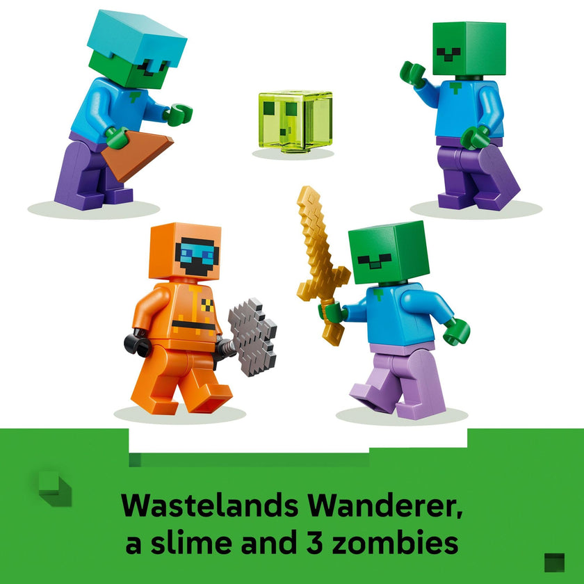 LEGO Minecraft Zombie Dungeon Building & Pretend Play Toy for Boys & Girls - Video Game Playset & Toy Figures for Kids, Ages 8+ - W/Wandering Wastelands Minifigure - Gift Idea for Birthdays - 21587 🍁 All In One Marketplace Canada