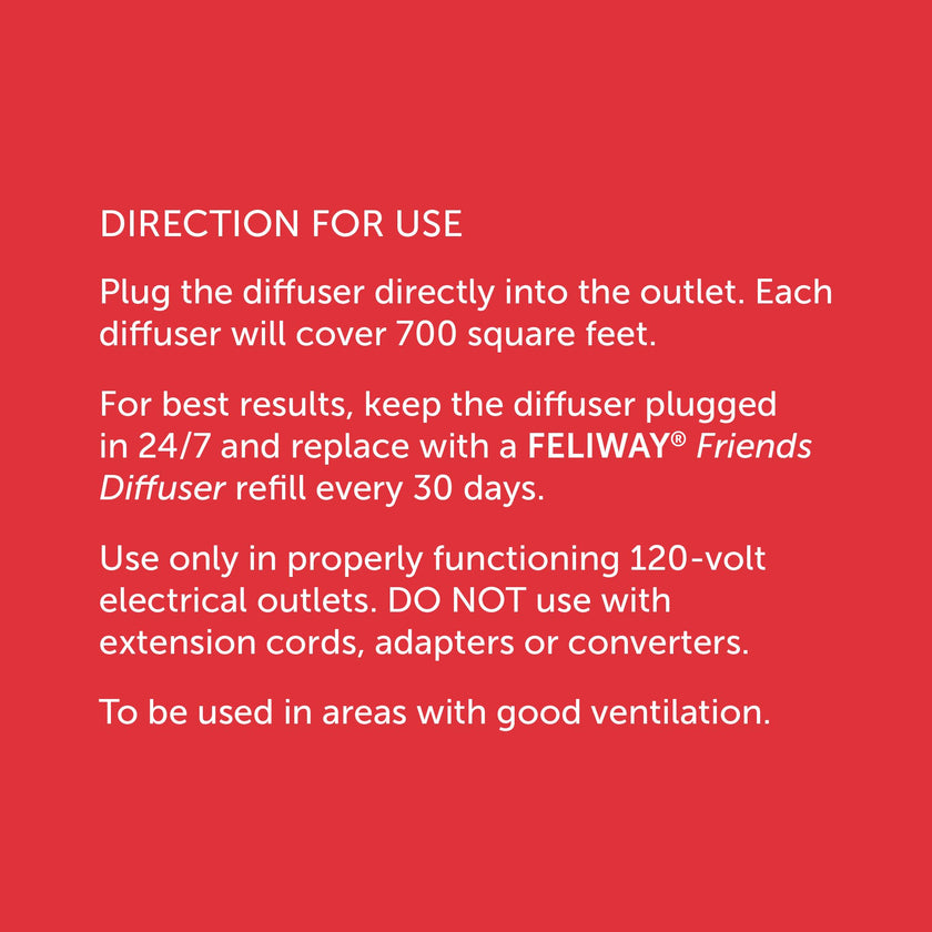FELIWAY Friends Diffuser Refill Value Pack, Promotes harmony between cats in multi-cat households, VHP Registered NN.X7C2, includes 3 Refills, Lasts 90 Days, Cat Calming Pheromones, 3 x 48ml 🍁 All In One Marketplace Canada