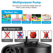 Electric Air Pump for Inflatables,Portable Quick-Fill Air Pump with 3 Nozzles,110-120V, Inflator & Deflator Pumps for Outdoor Camping, Air Mattress Beds,Boats,Inflatable Cushion,Couch,Pool Floats 🍁 All In One Marketplace Canada