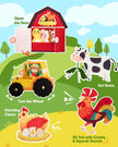 hahaland Busy Books for Toddlers 1-2 - Montessori Toddler Busy Board for 1 2 Year Old, 20 in 1 Quiet Book Educational Toddler Toys for 1 2 3 Year Old Boy Girls Gifts, Travel Toys for Toddlers 1-3 🍁 All In One Marketplace Canada