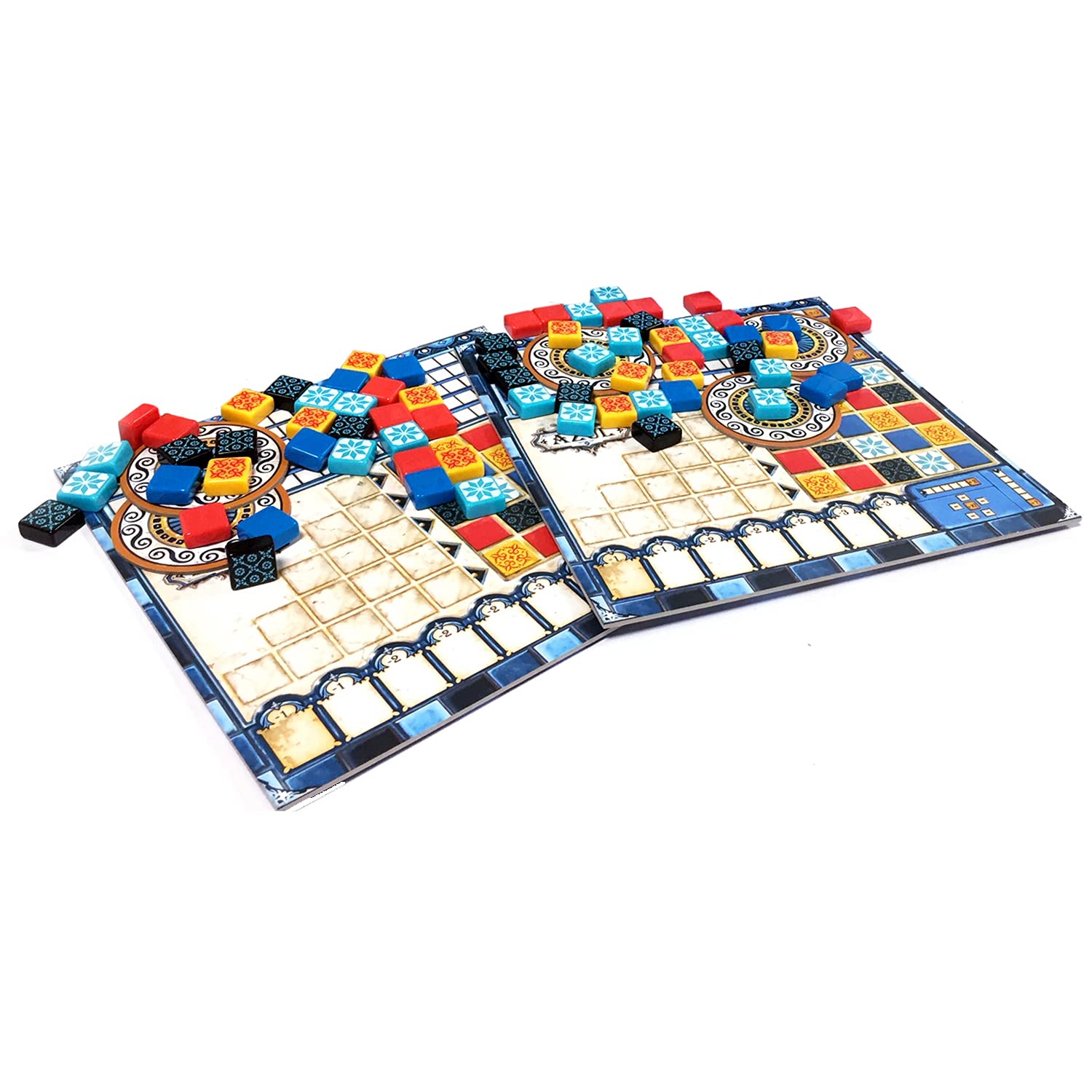 Azul Board Game - 2-4 Players - Fun Family Board Game - 30-45 Minutes of Gameplay - Games for Family Game Night - For Kids and Adults Ages 8+ - Bilingual - Made By Next Move Games 🍁 All In One Marketplace Canada