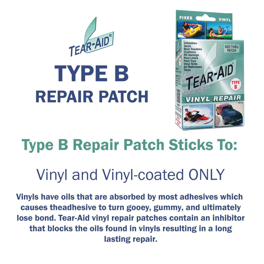 Tear-Aid Repair Airhead Tear-Aid Vinyl Repair Kit, Packaging May Vary,multicolor,1 Pack,D-KIT-B01-100 🍁 All In One Marketplace Canada